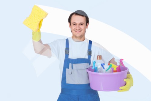 Professional carpet cleaning equipment in a Gipsy Hill office