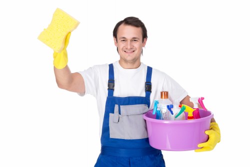 Carpet cleaning equipment ready for service