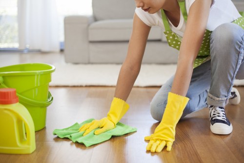 Safety-focused carpet cleaning process with inspection and preparation